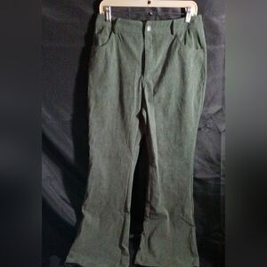 Green Corduroy Jeans sz lg petite
